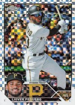 2023 Topps Chrome - X-Fractor #72 Liover Peguero Front