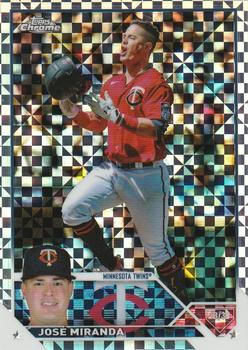 2023 Topps Chrome - X-Fractor #84 José Miranda Front