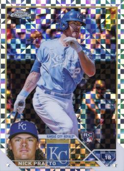 2023 Topps Chrome - X-Fractor #85 Nick Pratto Front