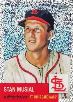 2022 Topps Chrome Platinum Anniversary - Speckle Refractor #9 Stan Musial Front