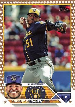 2023 Topps - Gold Star #353 Freddy Peralta Front