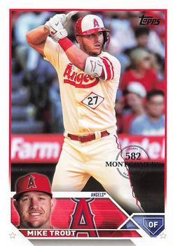 2023 Topps - 582 Montgomery Club Foil Stamped #27 Mike Trout Front