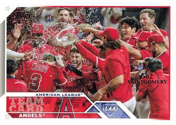 2023 Topps - 582 Montgomery Club Foil Stamped #93 Los Angeles Angels Front