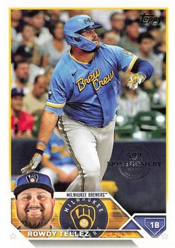 2023 Topps - 582 Montgomery Club Foil Stamped #598 Rowdy Tellez Front