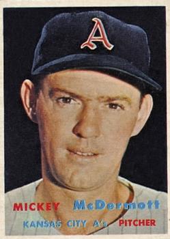 1957 Topps #318 Mickey McDermott Front