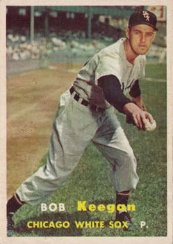 1957 Topps #99 Bob Keegan Front