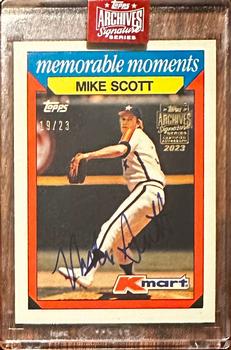 2023 Topps Archives Signature Series Retired Player Edition - Mike Scott #26 Mike Scott Front