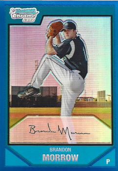 2007 Bowman - Chrome Prospects Blue Refractors #BC17 Brandon Morrow Front