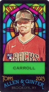 2023 Topps Allen & Ginter - Mini Stained Glass #11 Corbin Carroll Front