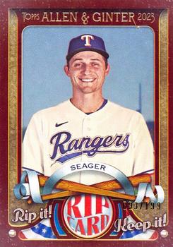 2023 Topps Allen & Ginter - A&G Rip Cards #RC-CS Corey Seager Front