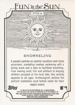2023 Topps Allen & Ginter - Fun in the Sun #FITS-4 Snorkeling Back