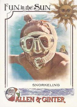 2023 Topps Allen & Ginter - Fun in the Sun #FITS-4 Snorkeling Front