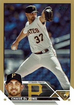 2023 Topps Update - Gold #US297 Chase De Jong Front