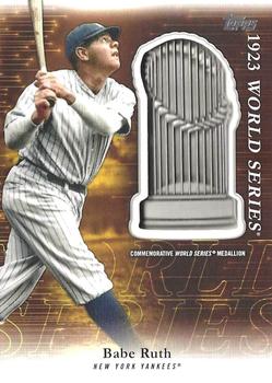 2023 Topps Update - Commemorative World Series Trophy Medallion #PTM-BR Babe Ruth Front