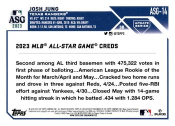 2023 Topps Update - 2023 All-Star Game Blue #ASG-14 Josh Jung Back