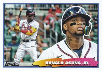 2023 Topps Update - Oversized Topps Big Baseball Box Topper #BIG-3 Ronald Acuña Jr. Front