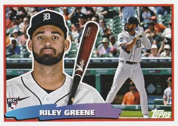 2023 Topps Update - Oversized Topps Big Baseball Box Topper #BIG-8 Riley Greene Front