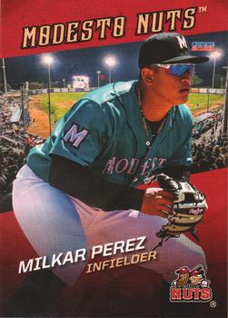 2023 Choice Modesto Nuts #17 Milkar Perez Front