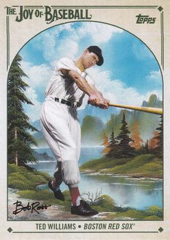 2023 Topps x Bob Ross: The Joy of Baseball #12 Ted Williams Front