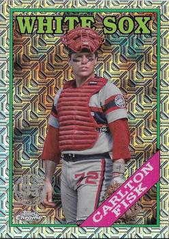 2023 Topps Update - 1988 Topps Baseball 35th Anniversary Chrome Silver Pack #T88CU-72 Carlton Fisk Front