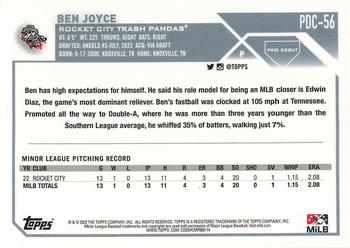 2023 Topps Pro Debut - Chrome #PDC-56 Ben Joyce Back