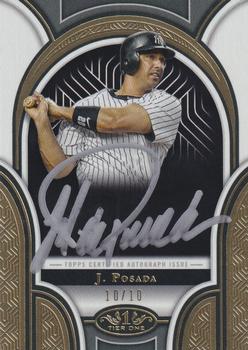 2023 Topps Tier One - Prime Performers Autographs Silver Ink #PPA-JPP Jorge Posada Front