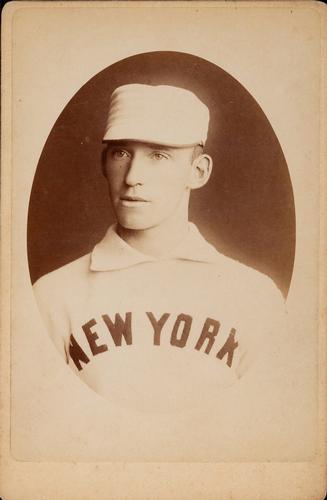 1888-89 Joseph Hall Cabinets New York Giants #NNO Mike Slattery Front