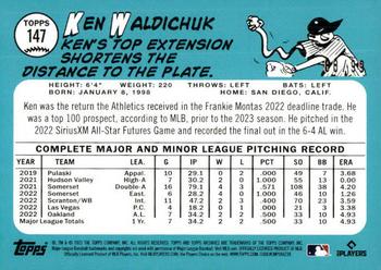 2023 Topps Archives - Green Foil #147 Ken Waldichuk Back