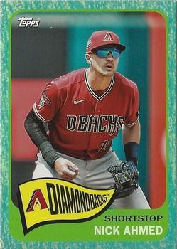 2023 Topps Archives - Aqua Sparkle Foil #102 Nick Ahmed Front