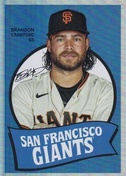 2023 Topps Archives - 1969 Topps Single Player Foil #69T-49 Brandon Crawford Front