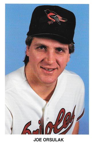 1991 Baltimore Orioles Postcards #NNO Joe Orsulak Front