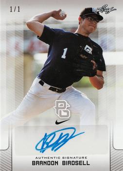 2017 Leaf Perfect Game National Showcase - Blank Back Silver #NNO Brandon Birdsell Front
