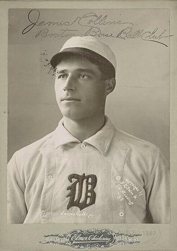 1897 Chickering Studio Boston Beaneaters Cabinets #NNO Jimmy Collins Front