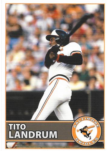 2008 Baltimore Orioles Alumni Photocards #NNO Tito Landrum Front