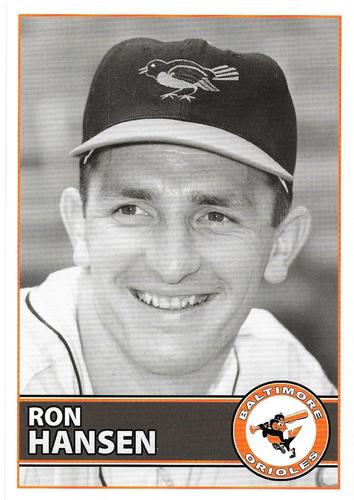 2014 Baltimore Orioles Alumni Photocards #NNO Ron Hansen Front