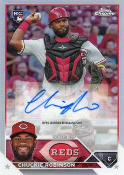 2023 Topps Chrome Update - Autographs Refractor #AC-CR Chuckie Robinson Front