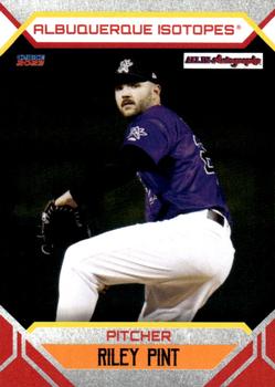 2023 Choice Albuquerque Isotopes #15 Riley Pint Front