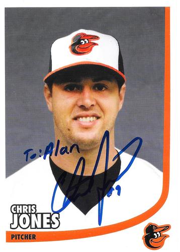 2014 Baltimore Orioles Photocards #NNO Chris Jones Front