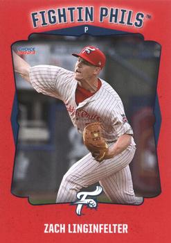 2023 Choice Reading Fightin Phils Update #20 Zach Linginfelter Front