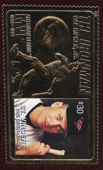 1996 St. Vincent  - 23K Gold Stamps #NNO Cal Ripken Front