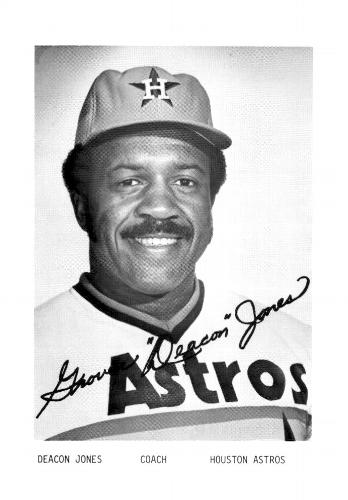 1978 Houston Astros Photocards #NNO Deacon Jones Front