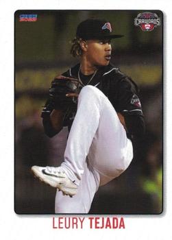 2023 Choice Hickory Crawdads (Series Two) #NNO Leury Tejada Front