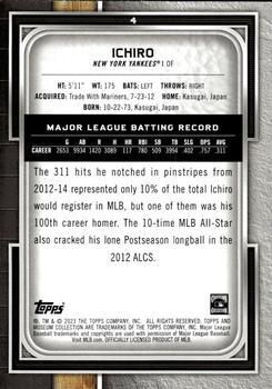 2023 Topps Museum Collection - Copper #4 Ichiro Back
