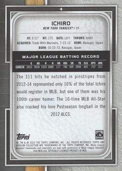 2023 Topps Museum Collection - Ruby #4 Ichiro Back