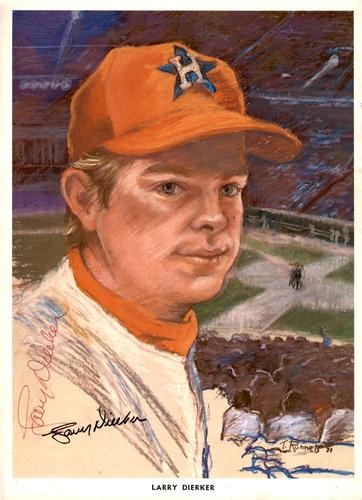 1971 Coca-Cola Houston Astros #NNO Larry Dierker Front