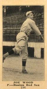 1916 Sporting News (M101-5) #196 Joe Wood Front