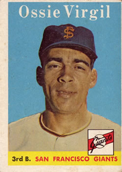 1958 Topps #107 Ossie Virgil Front