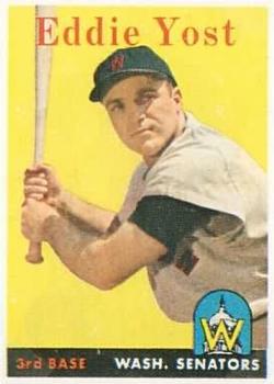 1958 Topps #173 Eddie Yost Front