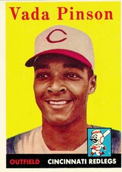 1958 Topps #420 Vada Pinson Front