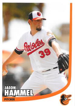 2012 Baltimore Orioles Photocards #NNO Jason Hammel Front